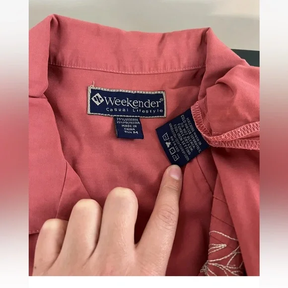 Weekender Luau Edition Men's Short Sleeve Button Down Shirt Sz Medium (93) - Picture 4 of 9